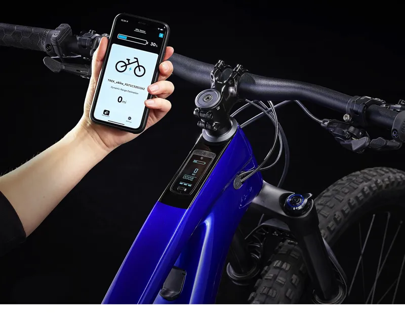 Trek Fuel Exe 9.5 Deore Electric Mountain Bike in Hex Blue-1